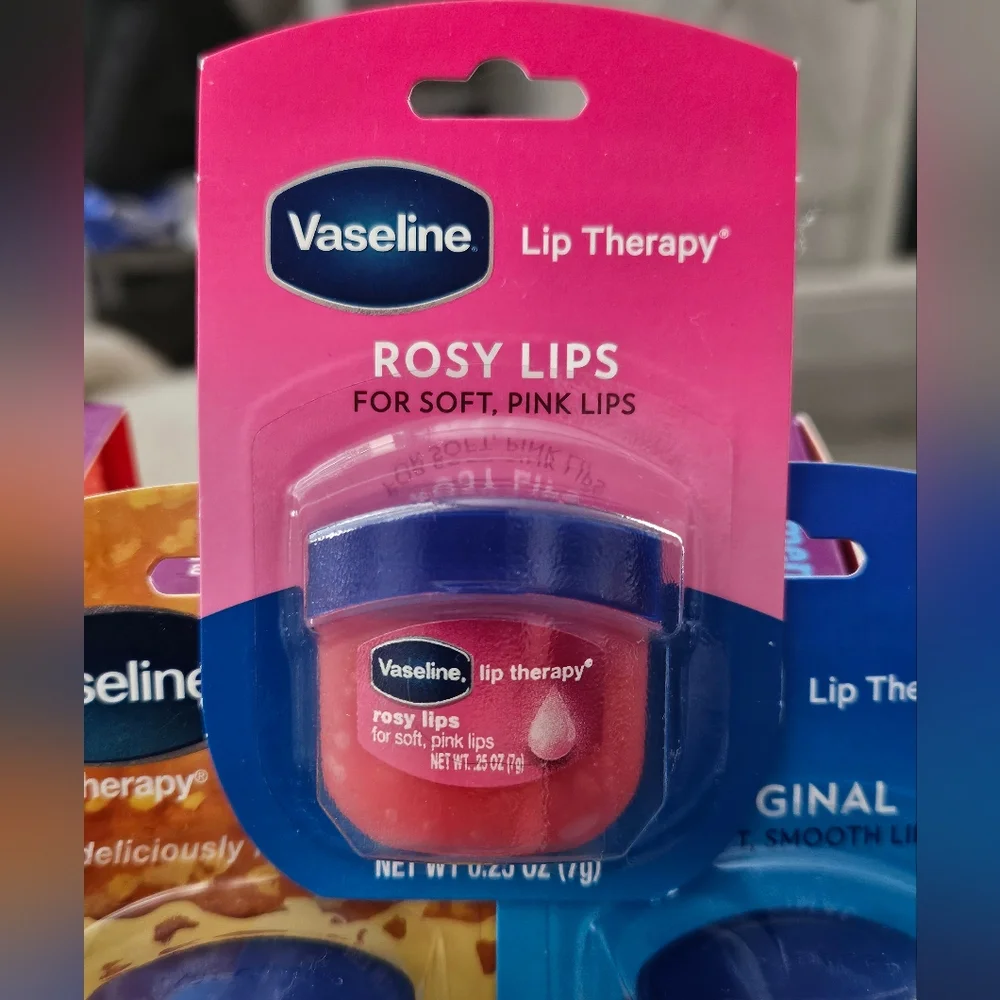 Vaseline Lip Therapy Variety Bundle- 3 Total
